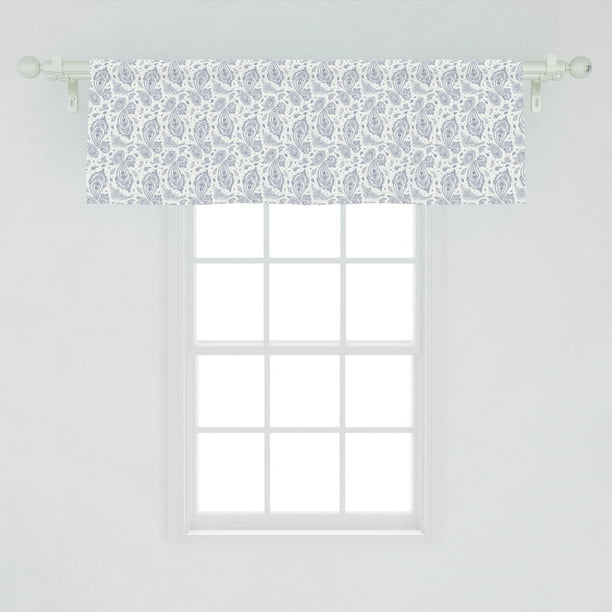 Ambesonne Ethnic Cultural Window Valance Curtain for Kitchen Bedroom in 2 Sizes